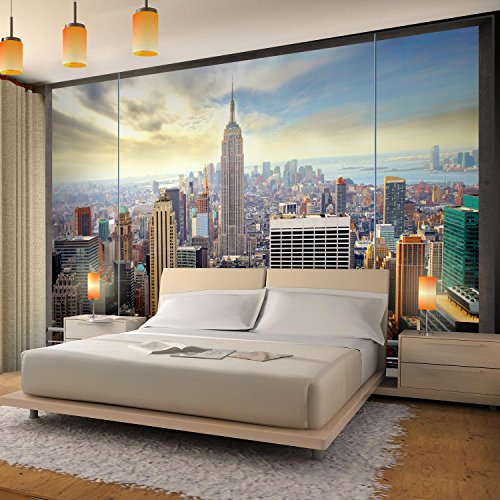 Fototapete Fenster nach New York 352 x 250 cm – Vliestapete – Wandtapete – Vlies Phototapete – Wand – Wandbilder XXL – !!! 100% MADE IN GERMANY !!! Runa Tapete 9026011a - 3