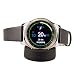 Produktbild niceEshop(TM) Samsung Gear S3 S2 Wireless Ladegerät, Qi Wireless Ladegerät Ladestation Cradle Ersatz + Micro USB Kabel für Samsung Gear S3 und Gear S2 / S2 Classic (Schwarz)
