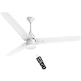 Polycab Silencio Mini 900mm 5-Star BLDC, Remote Ceiling fan for home | 55% Energy Saving, 100% Copper, High Speed, 25 Speed Setting, Reversable & Timer | 4-yr Warranty【Matt White】