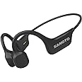 SANOTO Auriculares Conduccion Osea Open Ear Auriculares Bluetooth 5.3 Inalambricos IPX7 Impermeables y Resistentes al Sudor D