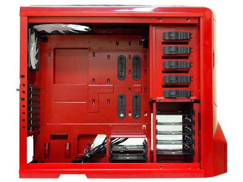 NZXT Phantom Big-Tower PC ( E-ATX, 5x 5,25 extern, 7x 3,5/2,5 intern, 7x Lüfter, USB 3.0) rot - 10