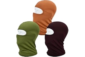 Qiafeiye Sturmhauben UV-Schutz Balaclavas für Herren/Damen Dünn und Atmungsaktiv Gesichtsmaske Multifunktional Vollgesichtsmaske für Outdoor-Sport Motorrad Fahrrad für Winter Sommer