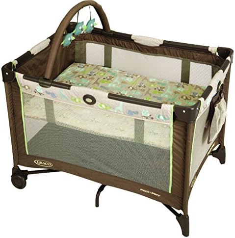 Graco Pack and Play On The Go-Forest, Friends (Brown)