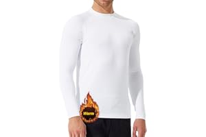 SURFEASY Maglia Termica Uomo Maniche Lunghe Maglietta Intima Invernale Abbigliamento Termico Corsa Ciclismo Escursionismo Sci