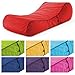 Blue Water Resistant Bean Bag Outdoor/Indoor Lounger