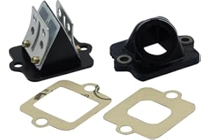 CITOMERX Ansaugstutzen + Membranblock + Dichtungen SET kompatibel mit Piaggio Typhoon TPH Zip Runner NRG NTT