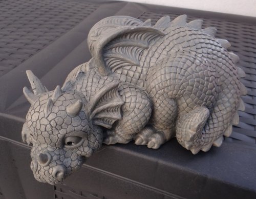 Gartendrache Kantenhocker 2014 Drache Figur Dragon - 2