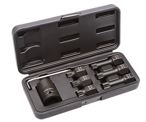 Werkzeugsatz 1/2″ Schlagschraubernüsse Bitseinsatz Innenvielzahn Impact Nuss - 2