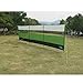 Produktbild Windschutz 500 x 140 cm mit PVC-Fenster inklusive Stahlstangen und Spannleinen • Sonnenschutz Sichtschutz Camping Terasse Wand Garten Markise
