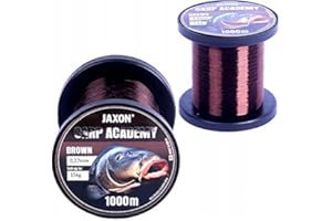 Jaxon CARP Academy - Filo da pesca per carpa, bobina da 1000 m, 0,25-0,35 mm, monofilo