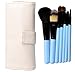 WANGSAURA Professional 7 Pcs Makeup Brush Kit Foundation Powder Eyeshadow Brushes -Blue(Stander))