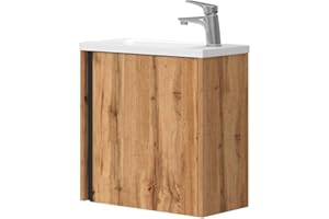 Vicco Bathroom furniture set Kleo, Gold power oak, 2 parts