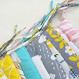 Babybetten Hänge-Windel-Beutel-Speicher-Beutel-Baby-Raum-Dekor Nacht Tasche Lagerung Kinderzimmer Windel Hängen Beutelorganisator – Gelb - 7