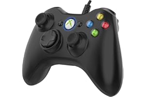 NBCP Wired Game Controller, PC Controller Gamepad Joystick with Dual Vibration for Windows XP/7/8/10, Laptop, Android, PS3 Controller,USB Video Game Joystick with 1.5m Cable