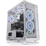 Thermaltake Core P6 TG Snow | Mid-Tower-ATX-Gehäuse | 3 x gehärtetes 4mm Glasseitenteil | Wall Mount | weiß