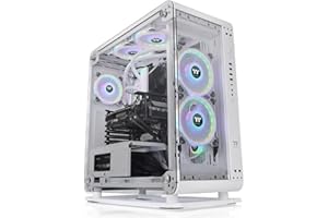 Boitier Moyen Tour ATX Thermaltake Core P6 TG avec Panneaux vitrés (Blanc)