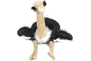 Uni-Toys - Handpuppe Strauß - 33 cm (Höhe) - Plüsch-Vogel - Plüschtier, Kuscheltier
