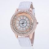 Yiwa Armbanduhren Frauen Einfache Elegante Quarzuhr Casual Shimmer Strass Armbanduhr Ornament Gif