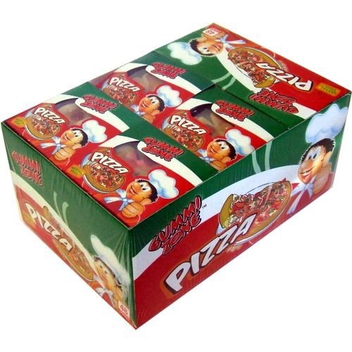 Gummi Zone Mini Pizza 48 x 15g einzeln verpackt (Schaumzucker & Fruchtgummi) Glutenfrei
