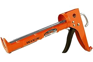 ebuyerfix wokin Caulking Gun 9"/225mm Heavy Duty Industrial Silicone Sealant Applicator 3 in 1 Professional Hardware Tool for Silicone Acrylic Glue Sealant