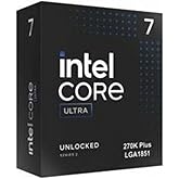 Intel&reg; Core&trade; Ultra 7 İşlemci 270K Plus 24 &ccedil;ekirdek (8 P &ccedil;ekirdeği + 16 E-&ccedil;ekirdek) 5,5 GHz'e kadar