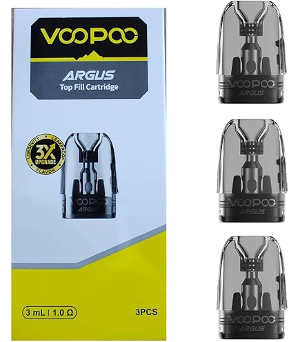 ARGUS P2 | VOO'POO Argus P2 Pod Kit 30W + 2ml Top-fill ARGUS Pod Cartridge  (0.4 + 0.7), 1100mAh Built-in Battery - Sans nicotine : Amazon.fr:  High-Tech