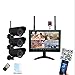 Produktbild 9 Zoll 720P HD WLAN Funk Videoüberwachung Set Echtzeit,3xNachtsicht Kameras,4-Kanal, max128GB SD-Karte,LED TFT