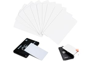 NOPKESV Paquete de 10 tarjetas NFC, tarjetas de etiqueta NFC, etiqueta de chip programable, para todos los teléfonos inteligentes habilitados para NFC (blanco en blanco)