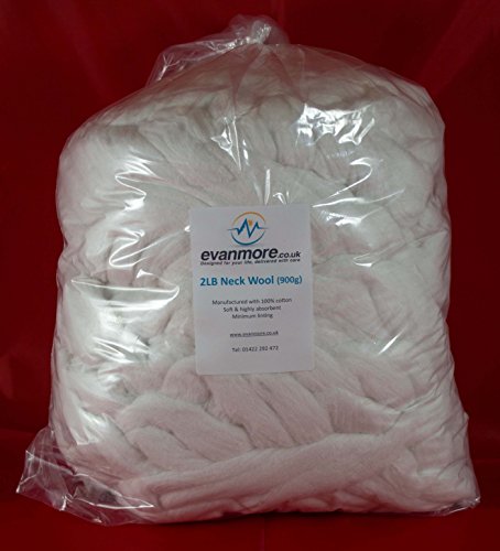 Neck Wool 2lb 100% Cotton Highly Absorbent Minimum Linting