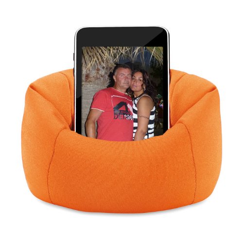 Preisvergleich Produktbild FLAUSCHIG ORANGE: Handyständer I-phone Sofa Smartphoneständer Handysessel Handyhalter als Sofa