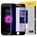 Produktbild iPhone 6s Plus Schutzfolie, iPhone 6 Plus Schutzfolie ,HUMIXX Panzerglas 3D Gebogen Full Deckung, 9H Härte, Anti-Kratzen, Anti-Öl, Anti-Bläschen HD Gehärtetem Glas (Schwarz)