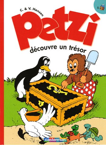 couverture de : Petzi d&eacute;couvre un tr&eacute;sor