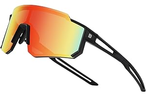 DUCO Polarizzato Gioventù Sport Ciclismo Ombra Luce Montatura UV400 Bambino Ragazzi Ragazze Baseball Occhiali da Sole 8-16 Anni DK310