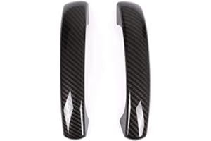 Micvtve Für Smart 451 Fortwo 2009-2015 in Carbonfaser Tür Außen Abdeckung Trim Dekor Aufkleber Zubehör