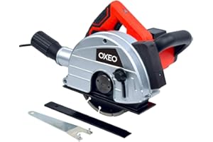 OXEO Rainureuse Laser 1700w - 2 disques diamantées Ø150mm - Largeur saignée : 14-19-29 mm - Profondeur : min 10mm a 40mm