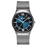 Bering Time Herren-Armbanduhr XL Ceramic Analog Quarz Edelstahl 32039-227
