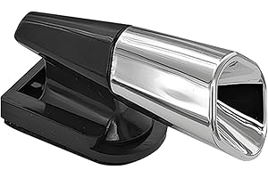 JNNJ 4Pcs Sifflet à Ultrasons Cerfs, Dispositif D'avertissement pour Repousser Les Animaux Sauvages, Avertisseur Sonore pour Éviter Les Collisions Avec Les Cerfs, Protection pour Autos(Argent)