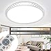 Produktbild MYHOO 48W LED Deckenleuchte Wandlampe Kristall Deckenlampe Deckenbeleuchtung Dimmbar Schlafzimmer Wohnzimmer Flurlampe Rund