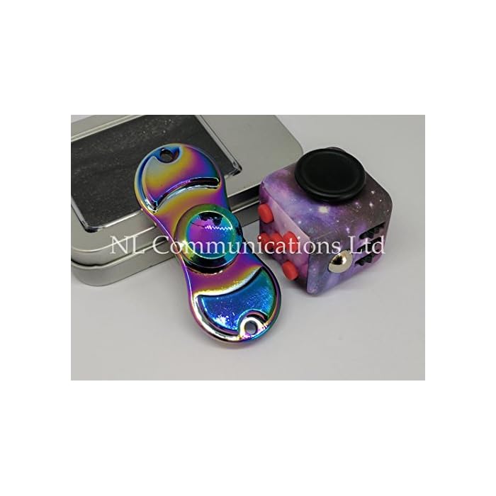 Buy New Design Fidget Spinner Fidget Cube Combo Rainbow Aluminium Double Heavy Fidget Spinner Limited Edition Galaxy Fidget Cube With Red Buttons B Creative 17 Premium Fidget Spinner 1 3