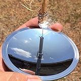 radiadores solares Tamaño único de bolsillo y peso ligero, encendedor de fuego solar y encendedor libre y seguro para camping, caza, escalada.