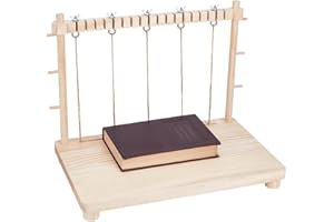 BENECREAT Set di Telai per Cucito e Rilegatura In Legno, Telaio per Rilegatura Libri Da 40x25x32cm, Forniture per Rilegatura A Mano di Libri Fatti A Mano, Fai Da Te
