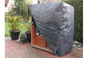 MW-TopShop Deluxe Schutzhülle für Strandkorb 130x100x170/140 cm Schutzhaube