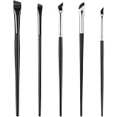 Flintronic Makeup Brushes, Eyeliner Brushes, Eyeshadow Brush Kit, Set of 5 for Eyeliner Fine Angle Eyebrow Brush, for Eye Sha