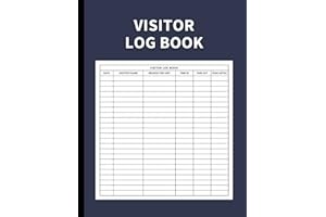 Visitor Log Book: Guest Sign In and Sign Out Register for Offices and Businesses: Tracking 3000 Entries with Ease (Midnight Blue)