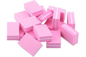 SUFUNE 20 Pezzi Buffer per Unghie, Levigatura File Strumento Buffer Blocco a Doppia Faccia, Adatti per Unghie in Gel e Unghie Acriliche