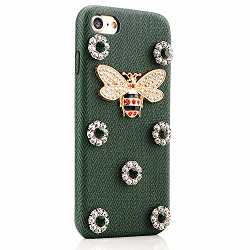 Preisvergleich Produktbild iPhone Handyhülle,Dewanxin iPhone6plus / 6splus Handyhülle Einfach Retro Design 3D Kleine Pearl Bienen Protective Case Cover für iPhone 6 Plus iPhone 6s Plus