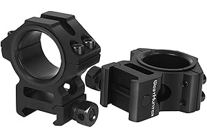 Anneaux de Montage de Lunette WestHunter Optics Picatinny de 21 mm, Montage de Lunette de Précision Tactique pour Tube de 25,4 mm/30 mm | Hauteur Centrale de 29 mm / 36 mm