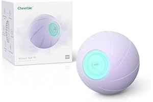 Cheerble Interaktywna piłka dla psa, interaktywna zabawka dla psa z 3 interaktywnymi trybami, Wicked Ball PE, inteligentna piłka dla średnich i dużych psów ze światłami LED, wodoodporna IP65,