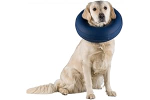 Trixie Collier de Protection Gonflable pour Chien Bleu Taille S/M