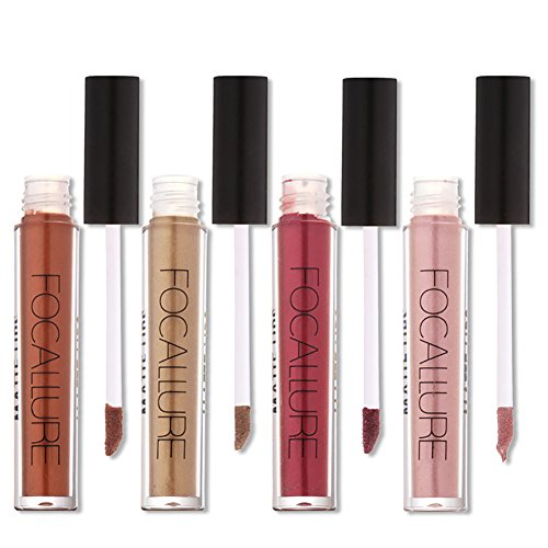 ROPALIA 7 Farben Metallic Lip Gloss Wasserdicht Nicht Auf Cup Flüssig Lippenstift Kosmetik - 3